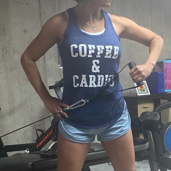 Coffee and Cardio Tank - Picture 2 of 2